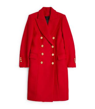 Balmain是什么牌子, Balmain | Longline Double-Breasted Jacket (12-14 Years)商品图片 