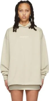 Essentials | Beige Relaxed Hoodie,商家Ssense US,价格¥282