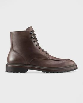 推荐Men's Milo Leather Lace-Up Combat Boots商品