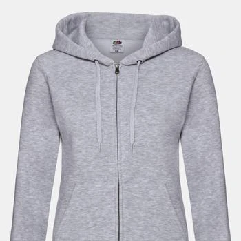The Loom | Ladies Lady-Fit Hooded Sweatshirt Jacket (Heather Grey),商家Verishop,价格¥220