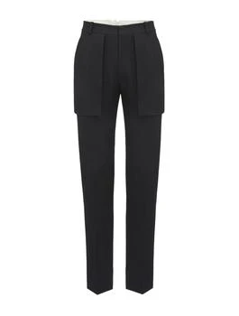 Alexander McQueen | Oversized Pockets Trousers for Men in Black,商家Suit Negozi Row,价格¥8264