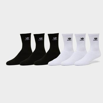 推荐adidas Originals Trefoil Casual Cushioned Crew Socks (6-Pack)商品