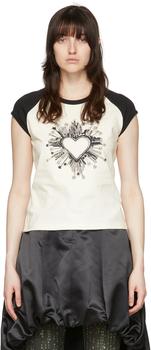 We11done是什么牌子, We11done | Off-White Cotton T-Shirt商品图片 3折, 满2件减$5, 满减