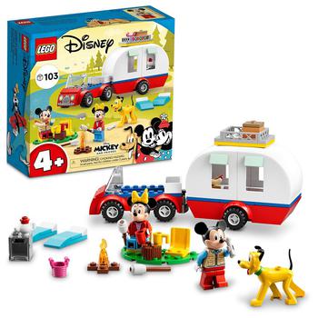 商品Lego Disney | Mickey Mouse and Minnie Mouse's Camping Trip 10777 103 piece LEGO Building Set,商家Walgreens,价格¥209图片