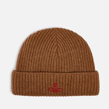推荐Vivienne Westwood Logo-Embroidered Wool Beanie商品