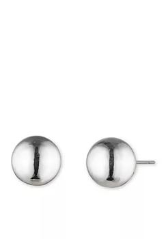 推荐Silver-Tone Metal Stud Earrings商品