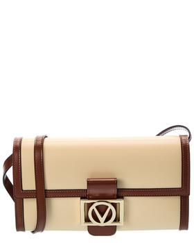 VALENTINO by Mario Valentino是什么牌子, Mario Valentino | Valentino by Mario Valentino Ava V Emblem Leather Clutch商品图片 4折