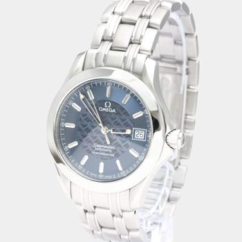 推荐Omega Blue Stainless Steel Seamaster 2506.80 Automatic Men's Wristwatch 36 mm商品