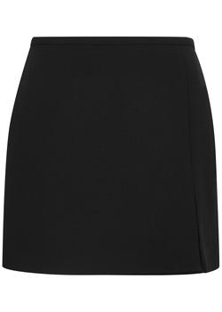 推荐Black wool mini skirt商品