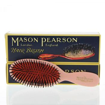 商品MasonPearson梅森皮尔森 口袋梳便携款纯猪鬃梳-粉色 B4图片