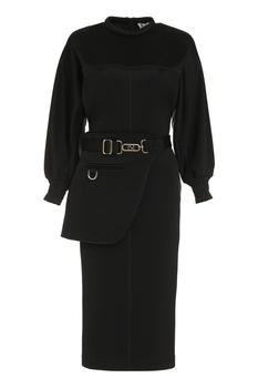 Fendi | Fendi Belted Long-Sleeved Midi Dress商品图片,6.9折起×额外9折, 额外九折