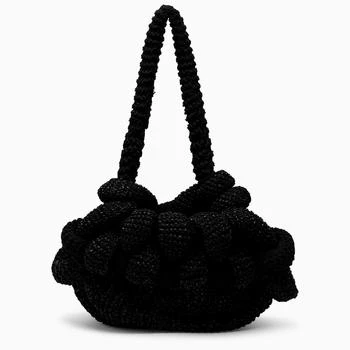 推荐Black knitted Pilar hobo bag商品