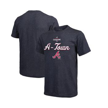 Majestic, Majestic | Men's Threads Navy Atlanta Braves 2021 World Series Champions Team Saying Tri-Blend T-shirt商品图片 7.4折