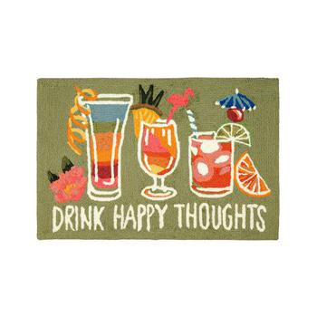 商品Liora Manne' | Frontporch Happy Drinks 2' x 3' Area Rug,商家Macy's,价格¥388图片