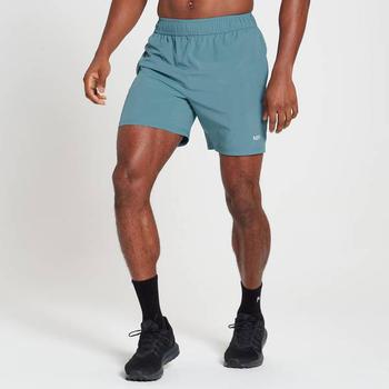 Myprotein | MP Men's Run Graphic Training Shorts - Stone Blue商品图片,9.3折起×额外6折, 额外六折