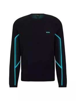 Hugo Boss | Regular-Fit Sweater with Ribbed Cuffs 独家减免邮费