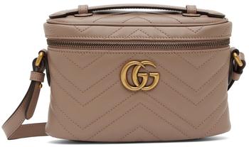 古驰托特包, Gucci | 灰褐色迷你 Marmont 手提包商品图片 