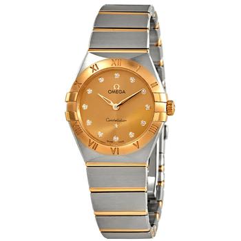 欧米茄星座怎么样, Omega | Constellation Manhattan Quartz Diamond Ladies Watch 131.20.28.60.58.001商品图片 7.2折