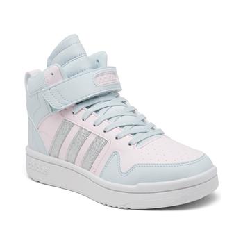 essentials鞋, Adidas | Big Girls Essentials Postmove Mid Stay-Put Closure Casual Sneakers from Finish Line商品图片 9.2折