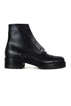 美国valentino鞋, Valentino | Luxury Shoes For Women   Valentino Combat Boots In Black Leather商品图片 9折