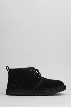 推荐Neumel Lace Up Shoes In Black Suede商品