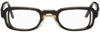 商品Kuboraum | 玳瑁色 N12 眼镜,商家SSENSE CN,价格¥5038图片
