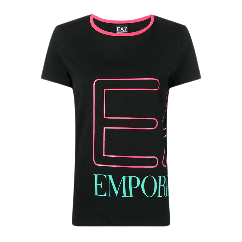 推荐Emporio Armani 安普里奥 阿玛尼 EA7女士短袖T恤黑色 3GTT59-J29Z-1200商品