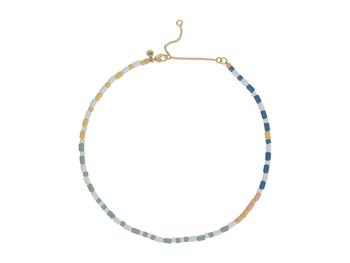 Madewell | Colorblock Stripe Beaded Choker Necklace商品图片,9折, 独家减免邮费