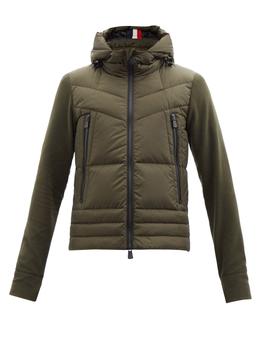 moncler羽绒服是什么牌子, Moncler | Hooded quilted down and fleece jacket商品图片 
