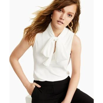 推荐Women's Bow-Neck Sleeveless Blouse, Created for Macy's商品