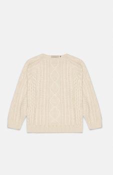 essentials怎么样, Essentials | Egg Shell Cable Knit Sweater商品图片 