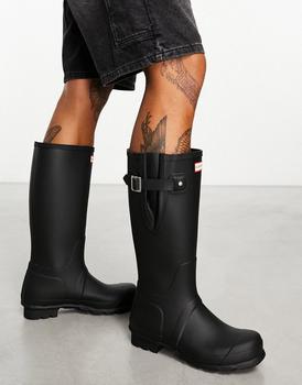 Hunter | Hunter Original Side Adjustable Wellington Boots in Black商品图片,