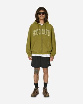 Buy Stussy Outline Zip Hoodie 'Olive' - 118559 OLIV | GOAT