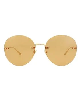 Gucci | Round-Frame Metal Sunglasses 3折×额外9折, 独家减免邮费, 额外九折