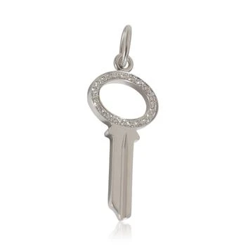 [二手商品] Tiffany & Co. | Tiffany & Co. Keys Fashion Pendant in 18k White Gold 0.05 CTW,商家Premium Outlets,价格¥11545