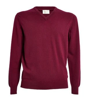 Harrods | Cashmere V-Neck Sweater 