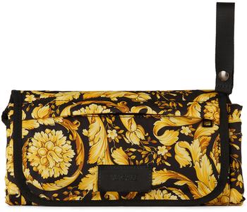 商品Versace | Baby Black & Gold Barocco Portable Changing Mat,商家SSENSE,价格¥1145图片