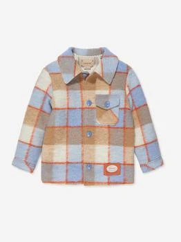 Gucci | Baby Boys Checked Jacket in Blue,商家Childsplay Clothing,价格¥5408