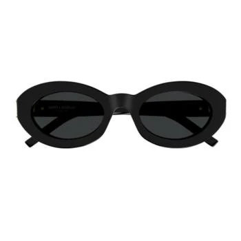 Yves Saint Laurent | Saint Laurent Eyewear Oval Frame Sunglasses,商家Cettire,价格¥2113