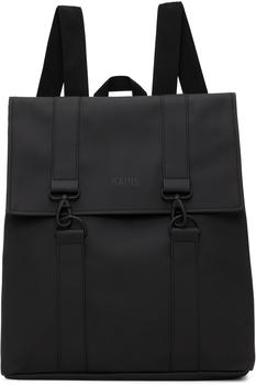 RAINS | Black MSN Backpack商品图片,独家减免邮费