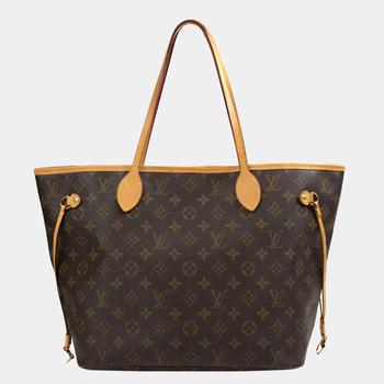 lv包, [二手商品] Louis Vuitton | LOUIS VUITTON Neverfull Medium Tote bag in Brown Monogram Canvas商品图片 9折