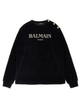 Balmain | Balmain Kids Logo Print Sweatshirt,商家Baltini,价格¥2364