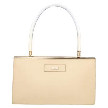 product Gucci Beige Glossy Leather Leather Lucite Top Handle Bag image