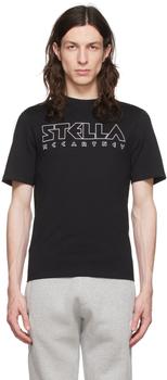 Stella McCartney | Black Cotton T-Shirt商品图片,2.4折