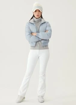 DESCENTE | 高尔夫女性米色粘合喇叭裤展现优雅气质 DO42WFPTO8-IVYG,商家Brilliant Fashion,价格¥981