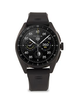 商品TAG Heuer | Connected Calibre E4 Titanium & Rubber Smartwatch,商家Saks Fifth Avenue,价格¥17745图片