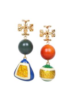 tory burch double lee, Tory Burch | Tory Burch Roxanne Double-Drop Small Earrings商品图片 8.1折