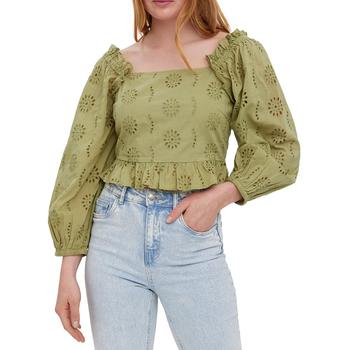 更多VERO MODA, VERO MODA | Women's Naima Cotton Eyelet Top商品图片 6折