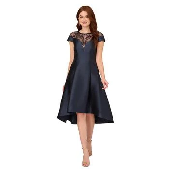 Adrianna Papell | Women's Mikado High-Low Party Dress 