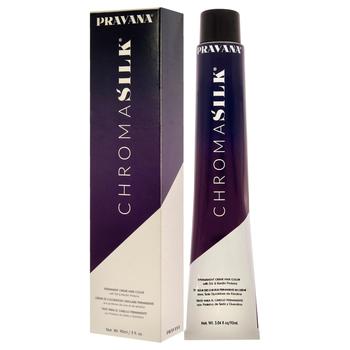 商品ChromaSilk Creme Hair Color - 7.52 Mahogany Beige Blonde by Pravana for Unisex - 3 oz Hair Color图片